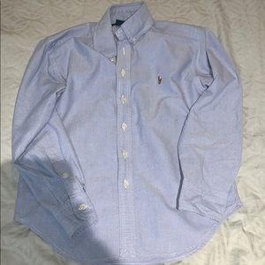 Boys Polo Light Blue Oxford Button Down